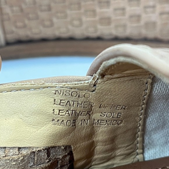 Nisolo Men’s Almond Toe Alejandro Woven Slip on Leather Shoes Brown Size 11 - Picture 12 of 12